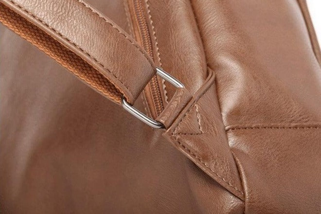 Sac À Dos Vintage En Faux Cuir