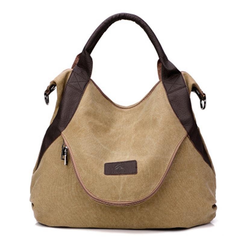 Sac De Toile À Grande Poche
