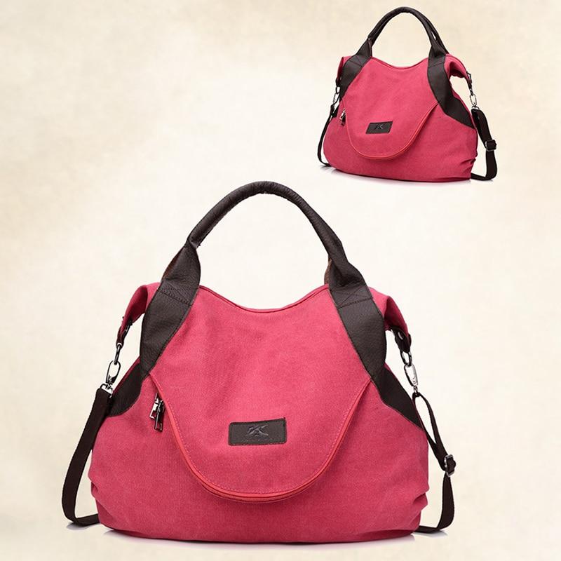 Sac De Toile À Grande Poche