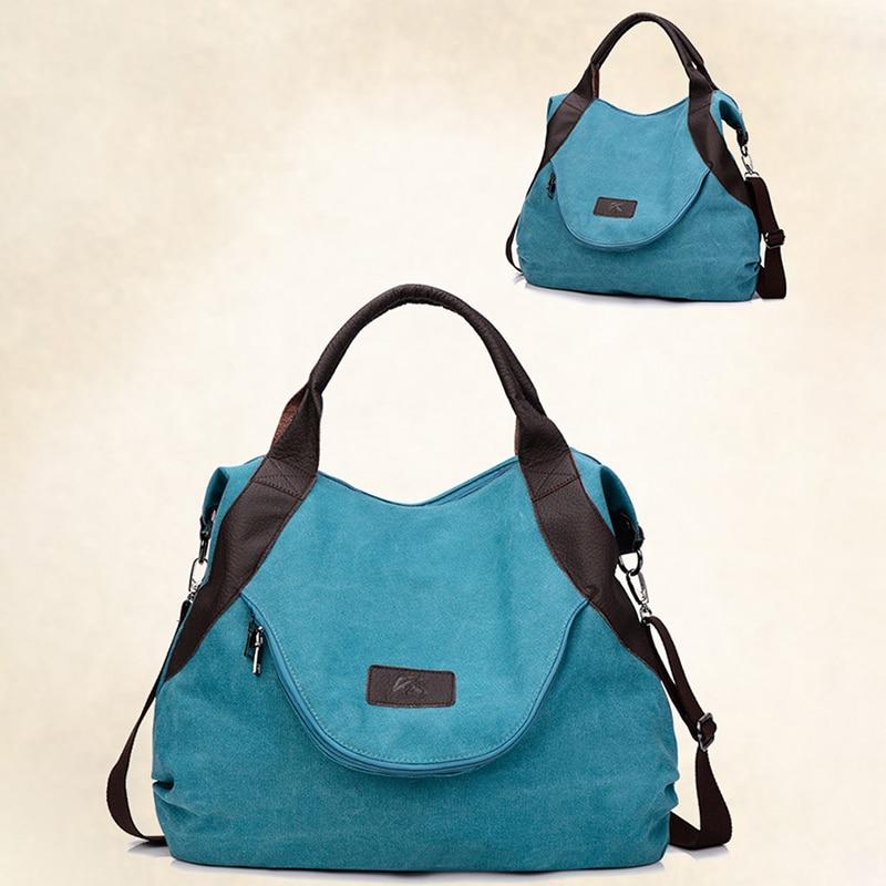Sac De Toile À Grande Poche