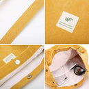 Sac Fourre-Tout En Velours Côtelé