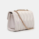 Sac En Cuir Géométrique Pour Femmes