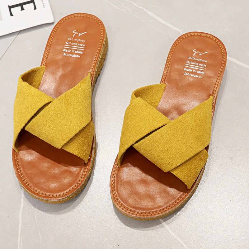 Sandales À Bandes Kris-Kras