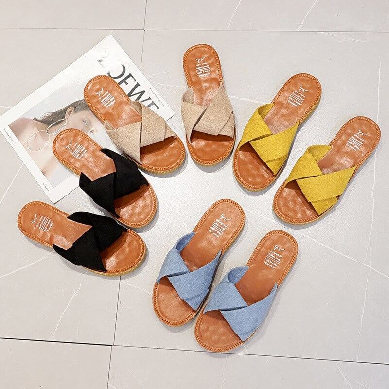 Sandales À Bandes Kris-Kras