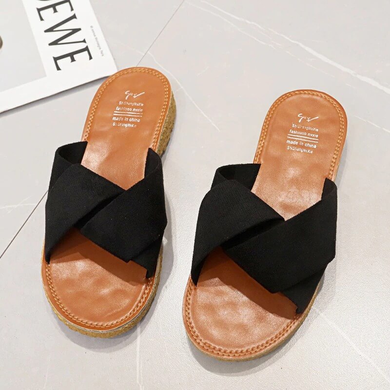 Sandales À Bandes Kris-Kras