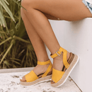 Sandales À Lanières Ouvertes À La Cheville