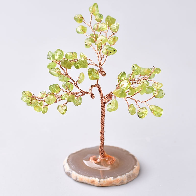 Sculpture De Bureau Arbre De Vie En Cristal