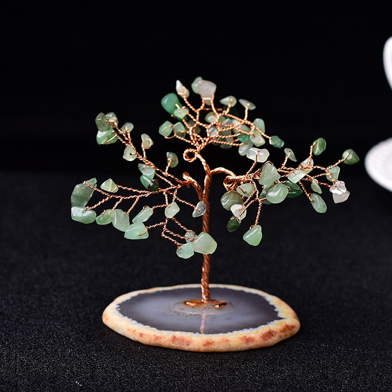 Sculpture De Bureau Arbre De Vie En Cristal