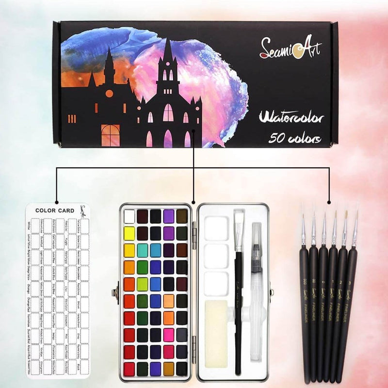 Set D'Aquarelle Portable