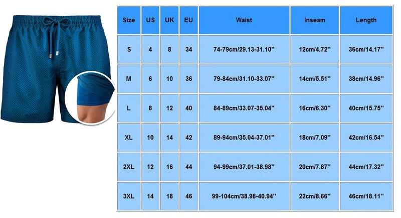 Short De Plage Avec Doublure De Compression Intégrée