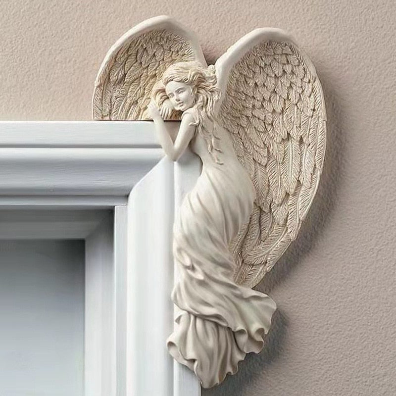 Statue D'Angle Avec Cadre Sweet Angel