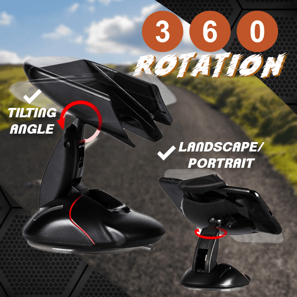 Support De Téléphone Pour Voiture Transformable À 360