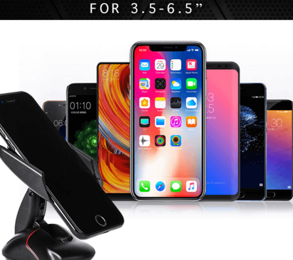 Support De Téléphone Pour Voiture Transformable À 360