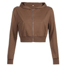 Sweat À Capuche Zippé Extra Mince