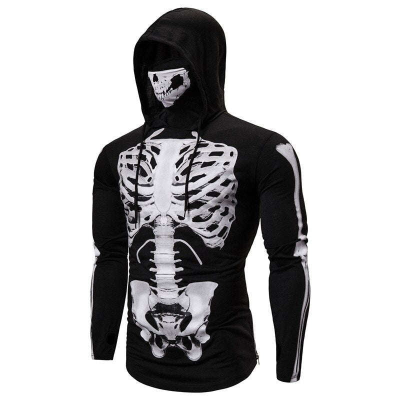 Sweats À Capuche Masque De Crâne Pour Hommes