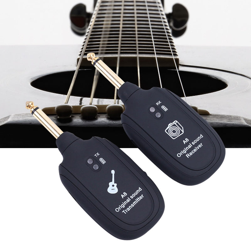 Système D'Amplification Sans Fil Pour Guitare | Émetteur Et Récepteur