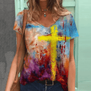 T-Shirts Graphiques Vintage Cross