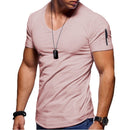 T-Shirts Musclés À Col En V Pour Hommes