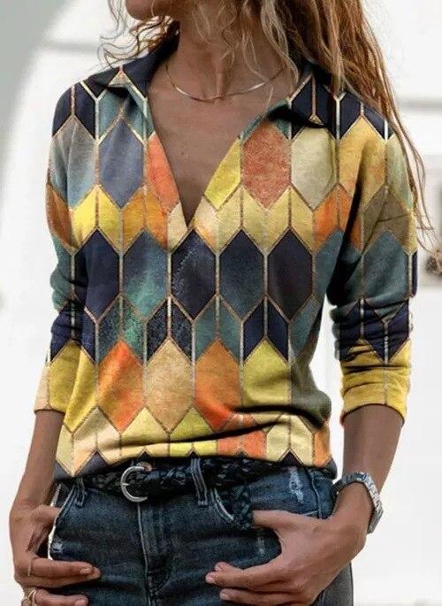 Tops Vintage Grande Taille Pour Femmes