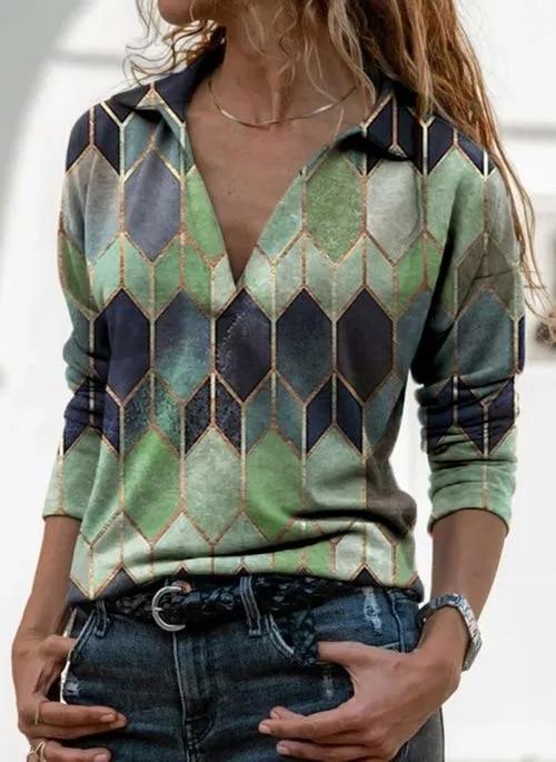 Tops Vintage Grande Taille Pour Femmes