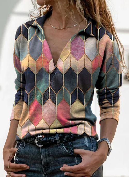 Tops Vintage Grande Taille Pour Femmes