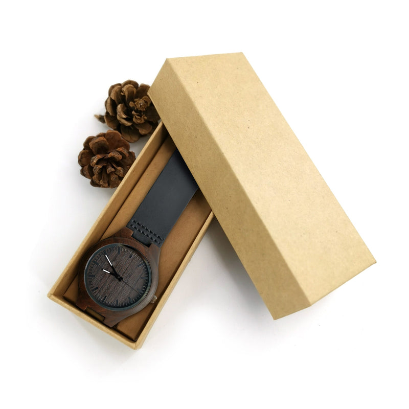 Tu Seras Toujours Mon Fils Montre En Bois Gravée