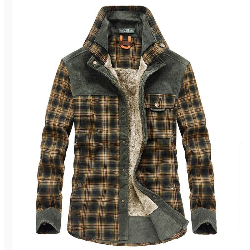 Veste D'Hiver En Flanelle À Carreaux