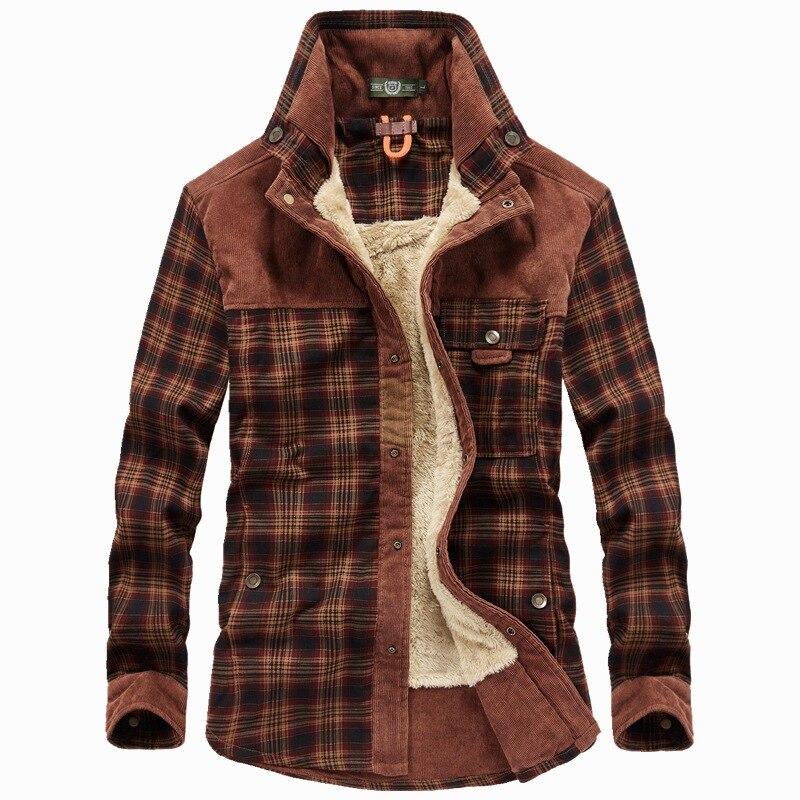 Veste D'Hiver En Flanelle À Carreaux