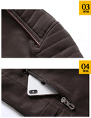 Veste De Moto À Col Montant De Haute Qualité