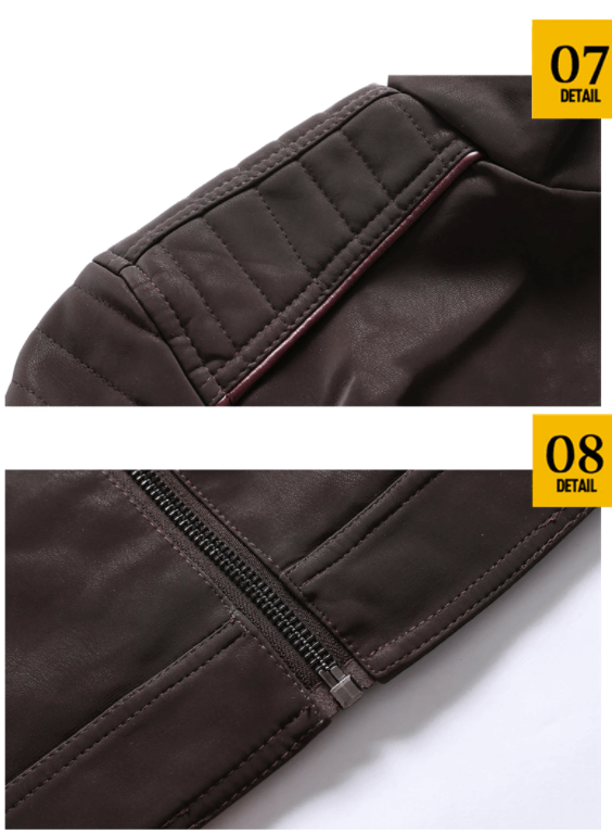 Veste De Moto À Col Montant De Haute Qualité