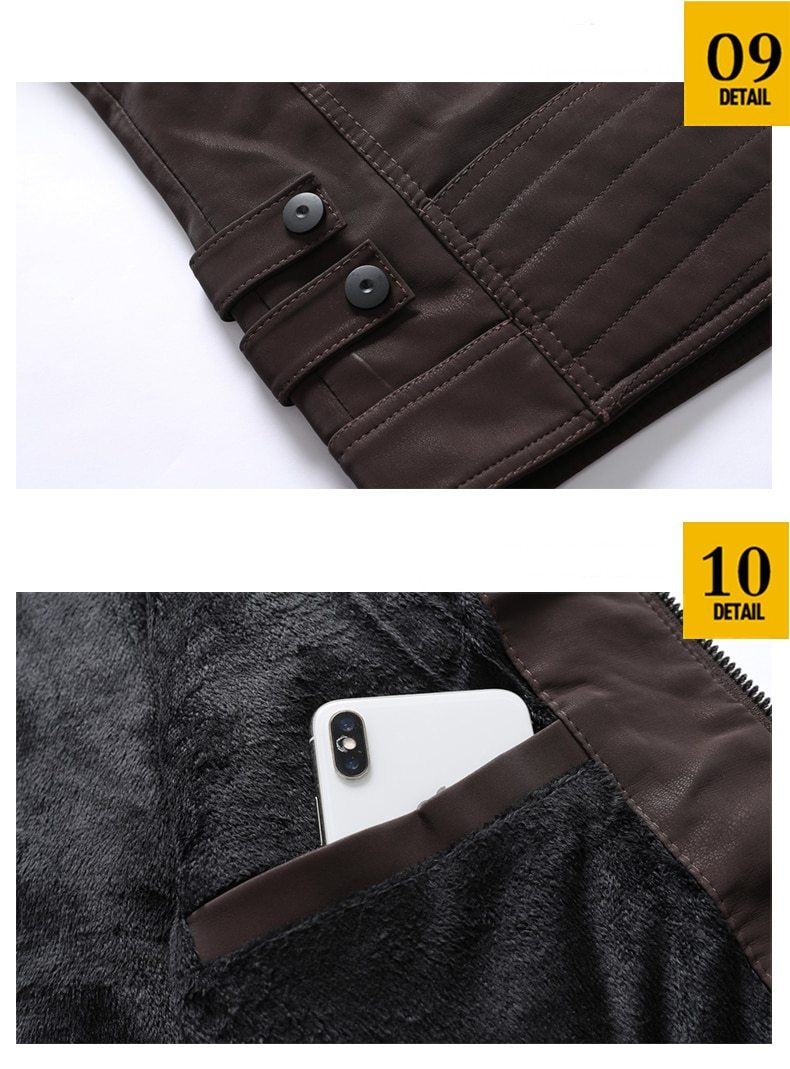 Veste De Moto À Col Montant De Haute Qualité