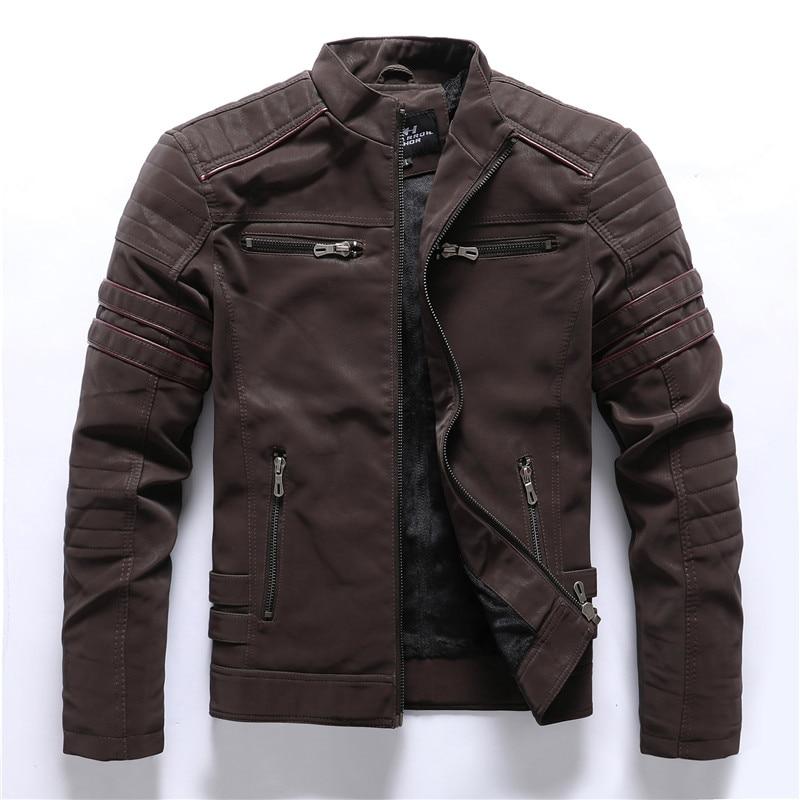 Veste De Moto À Col Montant De Haute Qualité