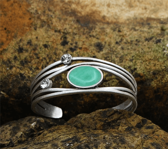 Vieux Bracelet En Pierre Naturelle