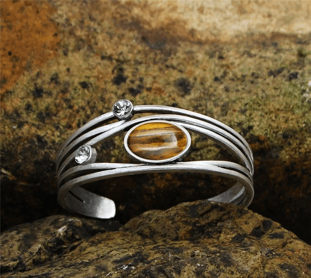 Vieux Bracelet En Pierre Naturelle