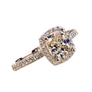 Bague De Promesse Carrée Midi