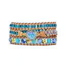 Bracelet Enveloppant Opal Heart