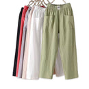 Pantalon Large À Taille Haute